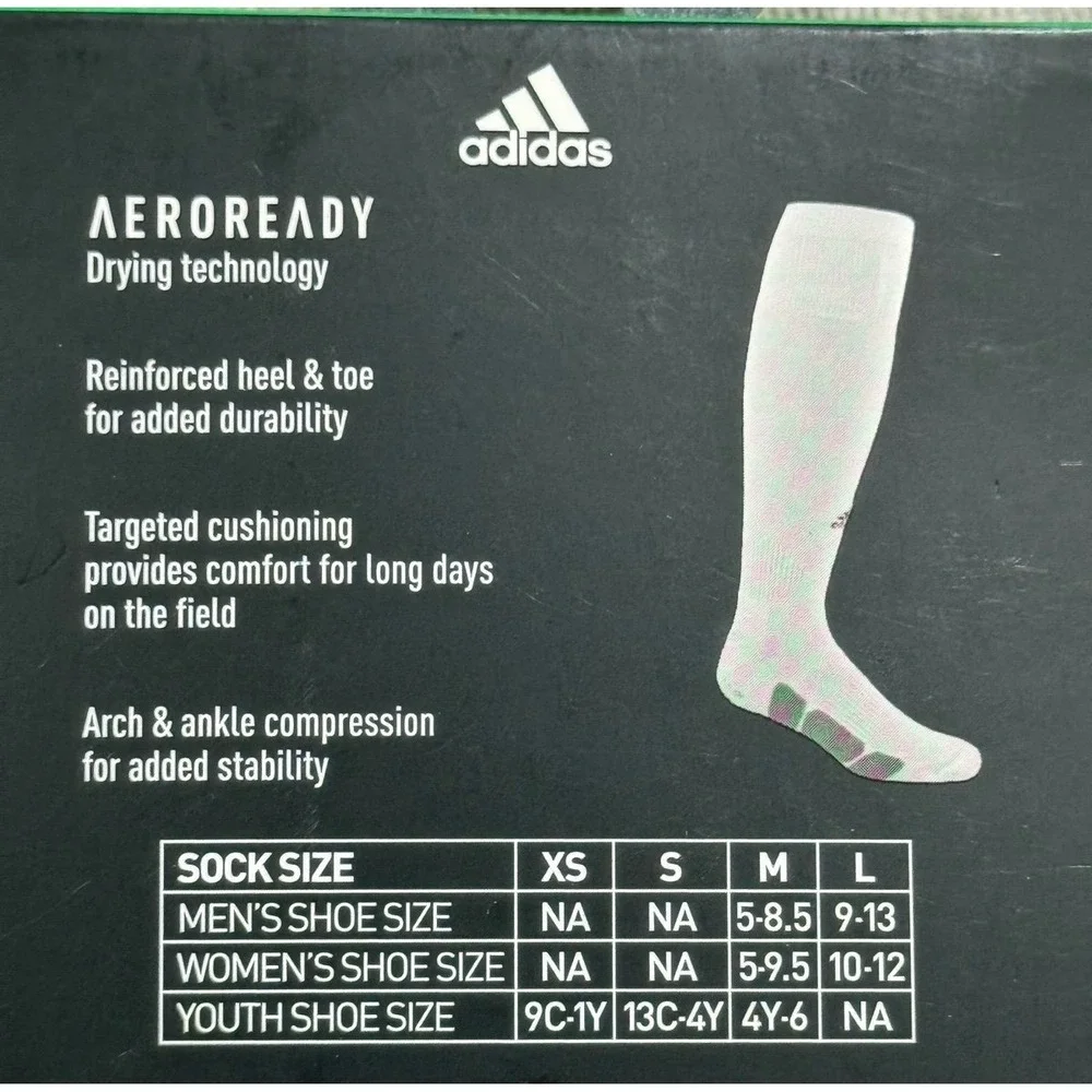 Adidas Baseball Over The Calf Socks Medium &‎ Large Bundle